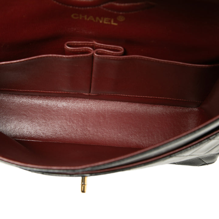 Chanel Medium Classic Cuir d’agneau Double rabat