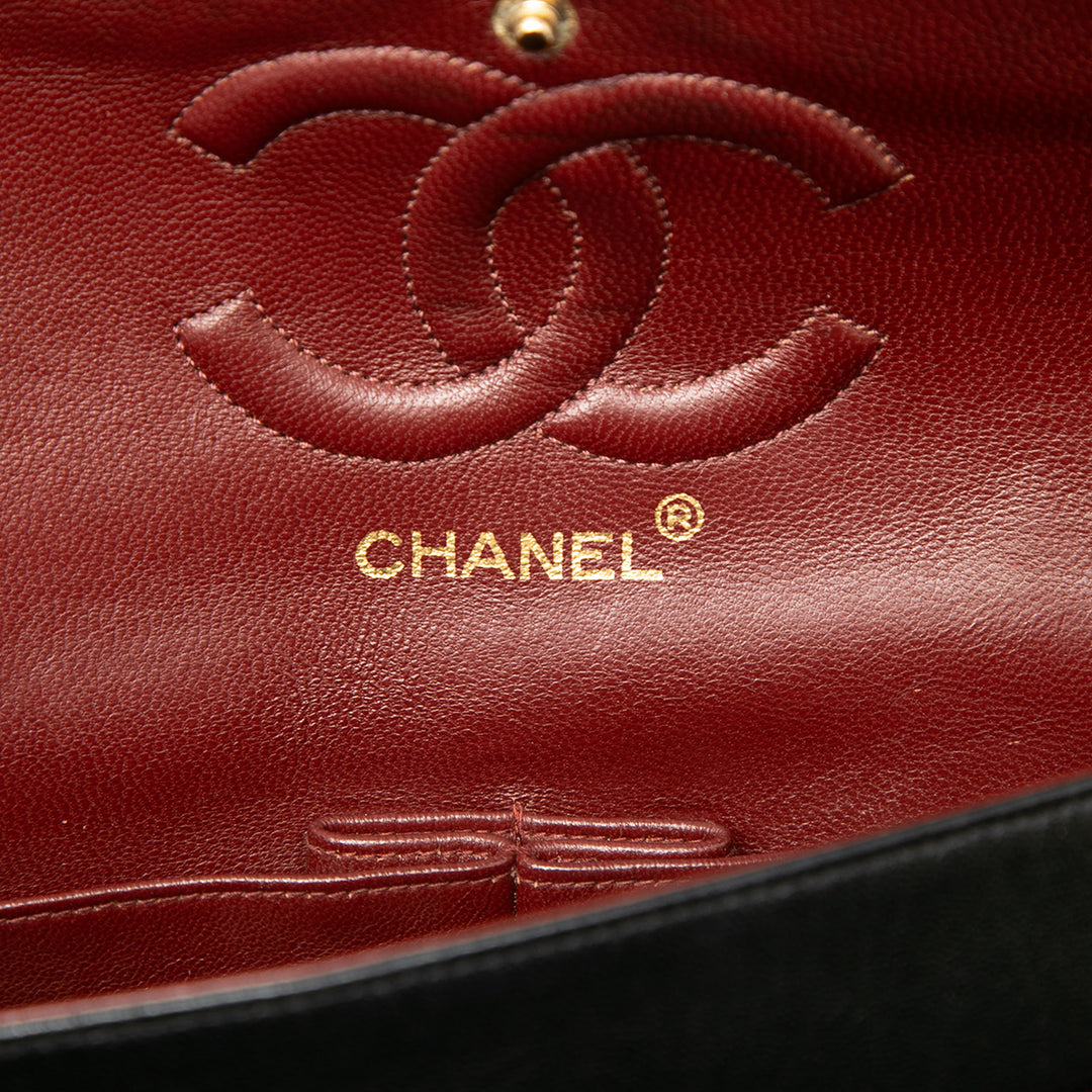 Chanel Medium Classic Cuir d’agneau Double rabat