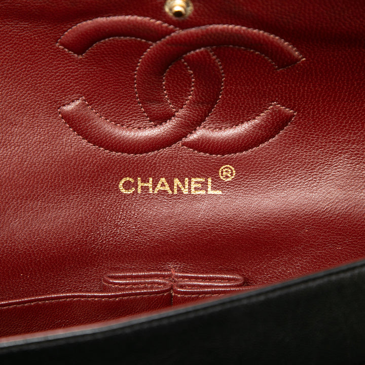 Chanel Medium Classic Cuir d’agneau Double rabat