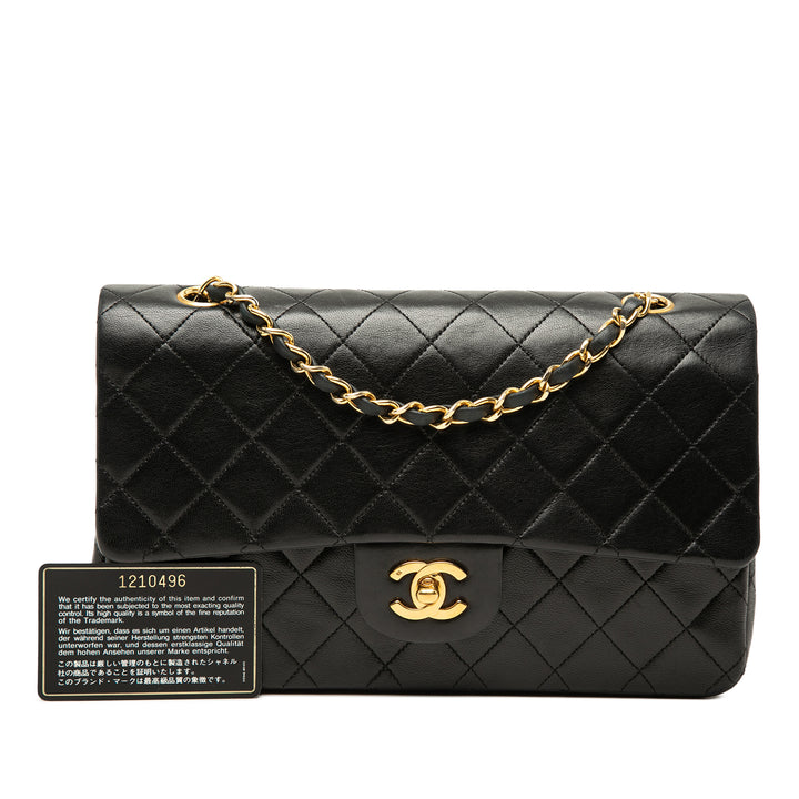Chanel Medium Classic Cuir d’agneau Double rabat