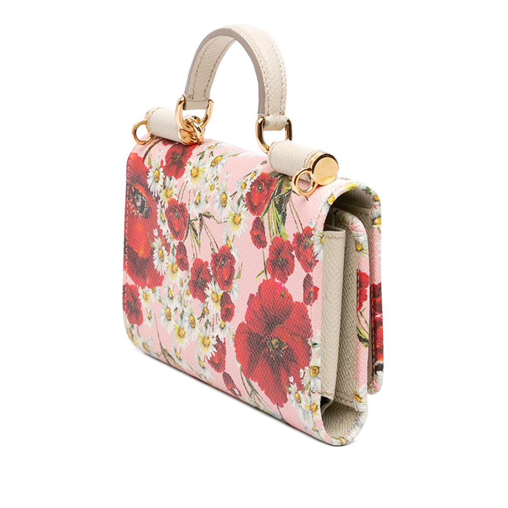 Dolce & Gabbana Sac à main Von Miss Sicily Mini Rose – vue 2 – GABY PARIS