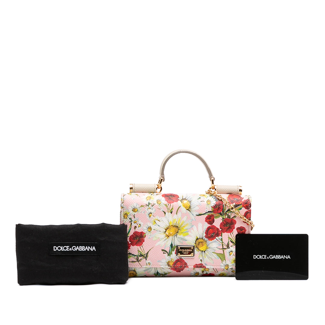 Dolce & Gabbana Sac à main Von Miss Sicily Mini Rose – vue 8 – GABY PARIS