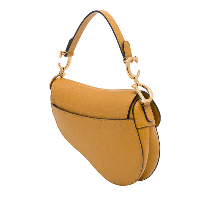 Dior Mini Cuir de veau grainé Saddle Sac