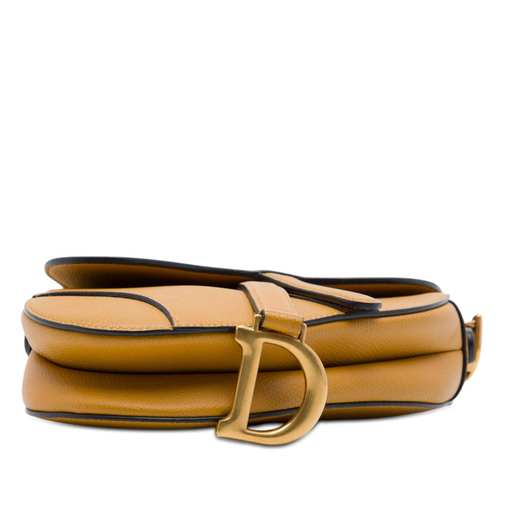 Dior Mini Cuir de veau grainé Saddle Sac