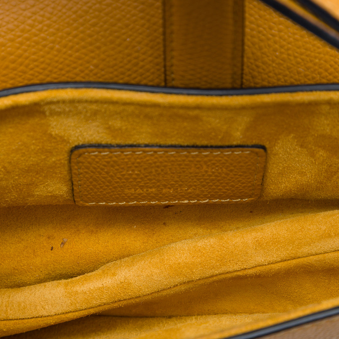 Dior Mini Cuir de veau grainé Saddle Sac