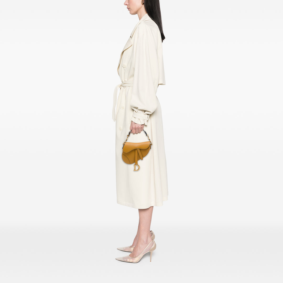 Dior Mini Cuir de veau grainé Saddle Sac