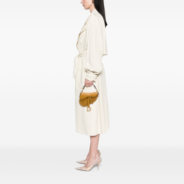 Dior Mini Cuir de veau grainé Saddle Sac