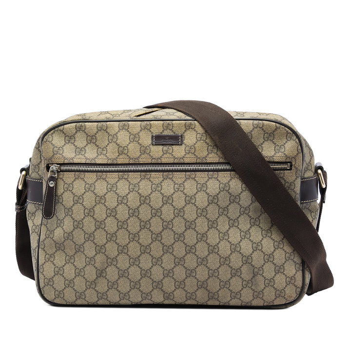 Gucci Sac bandoulière GG Supreme Beige – vue principale – GABY PARIS
