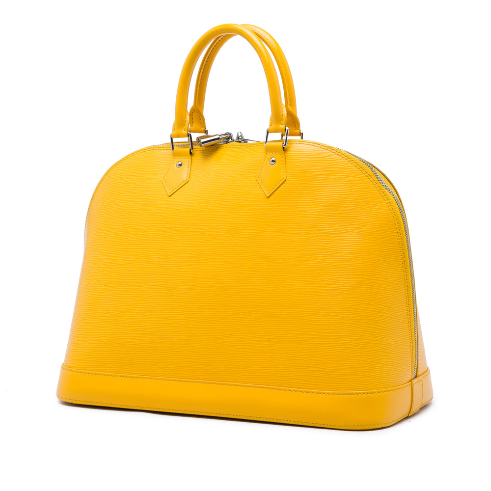Louis Vuitton Alma GM Épi Jaune – vue 2 – GABY PARIS