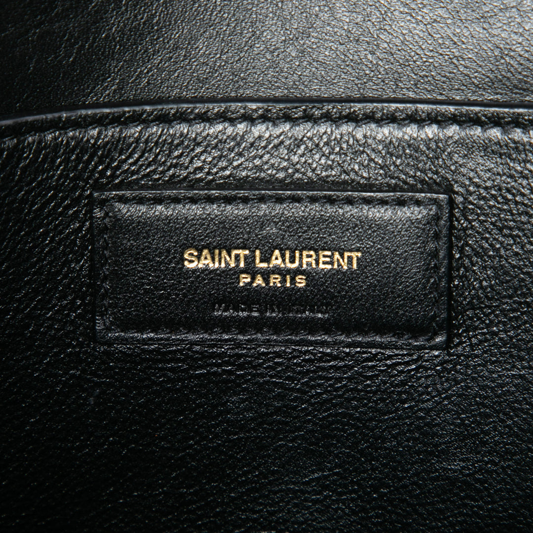 Manhattan Sac Moyen Cuir de veau lisse Noir