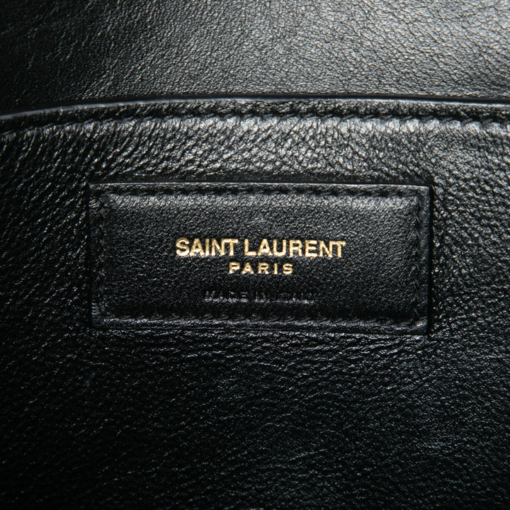 Manhattan Sac Moyen Cuir de veau lisse Noir