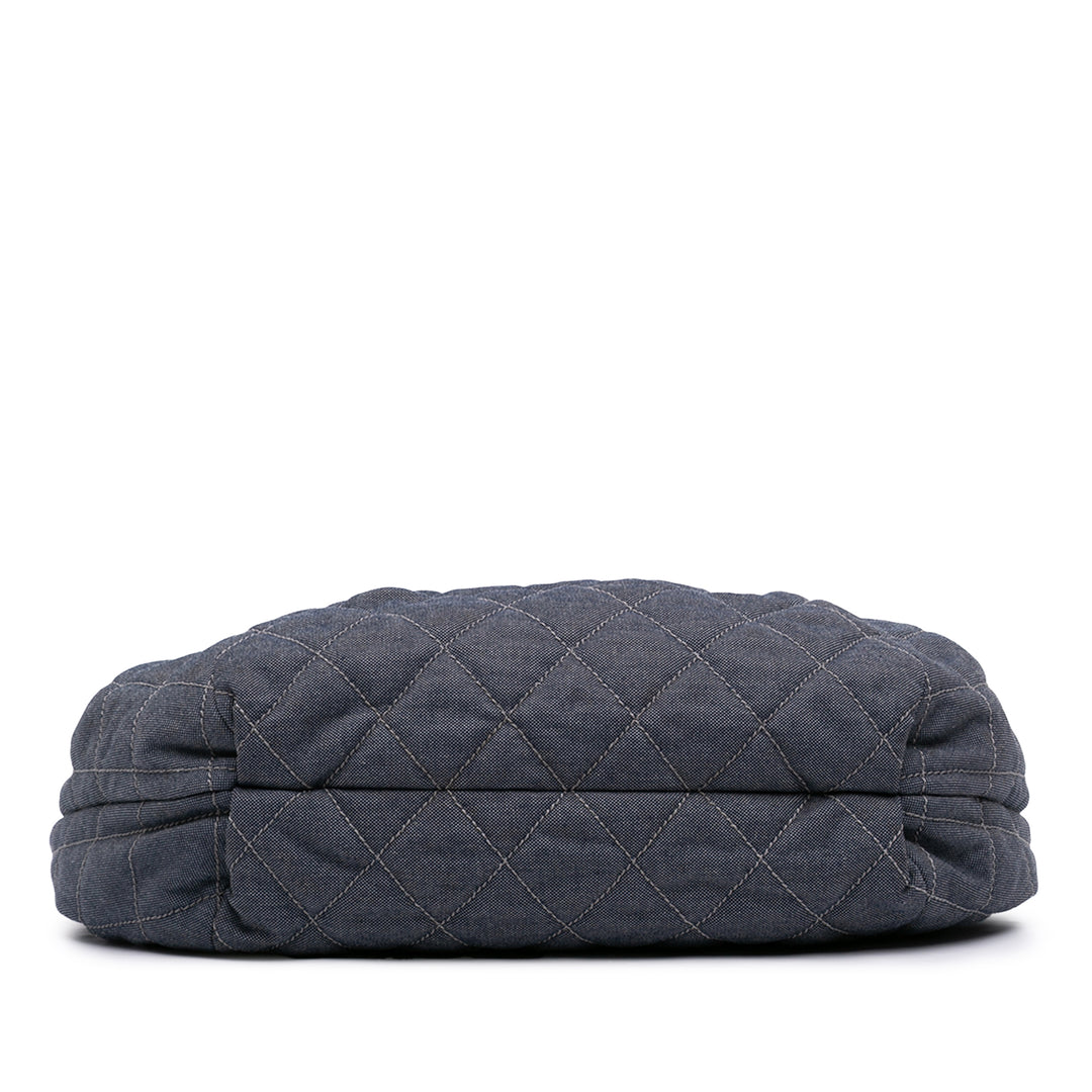 Chanel Large Matelassé Jean Stretch Spirit Cabas Cabas