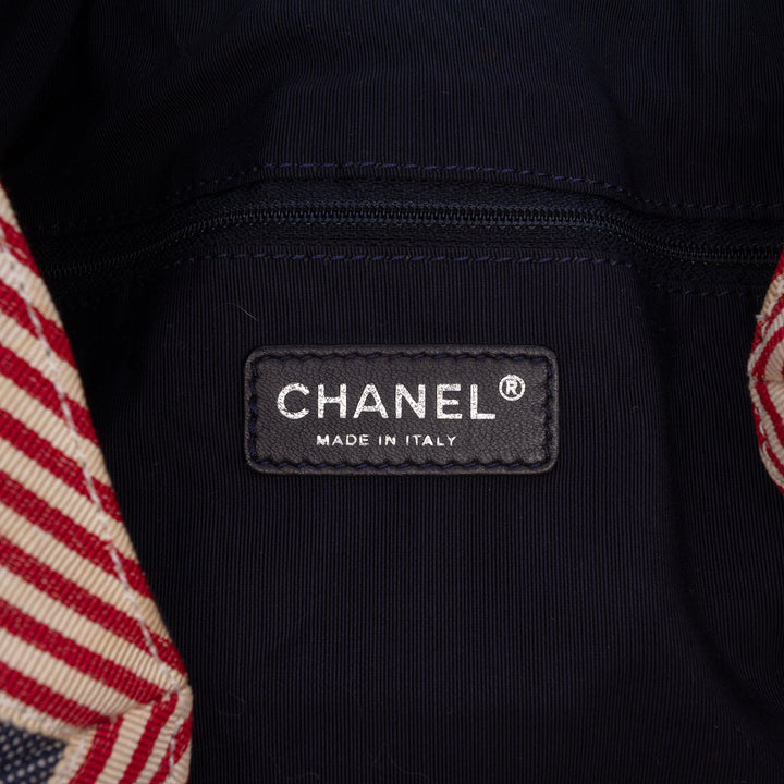 Chanel Large Matelassé Jean Stretch Spirit Cabas Cabas