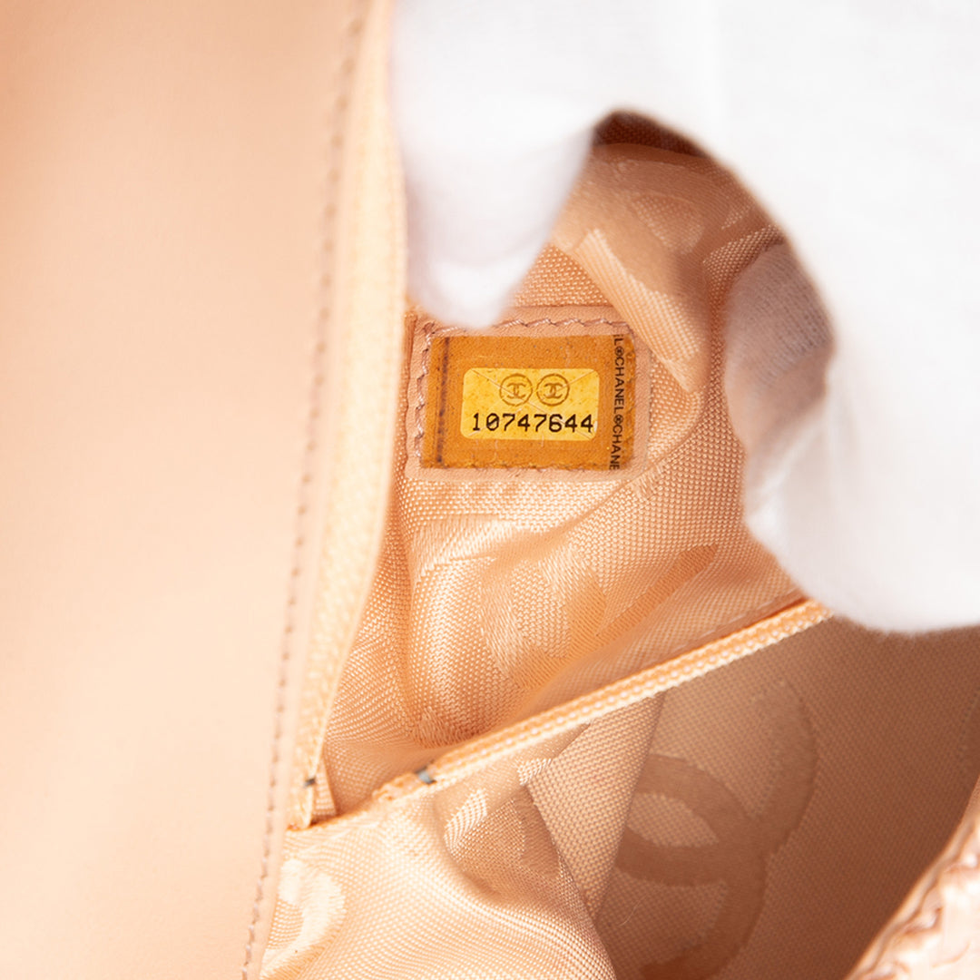 Chanel CC Woven Raffia à rabat