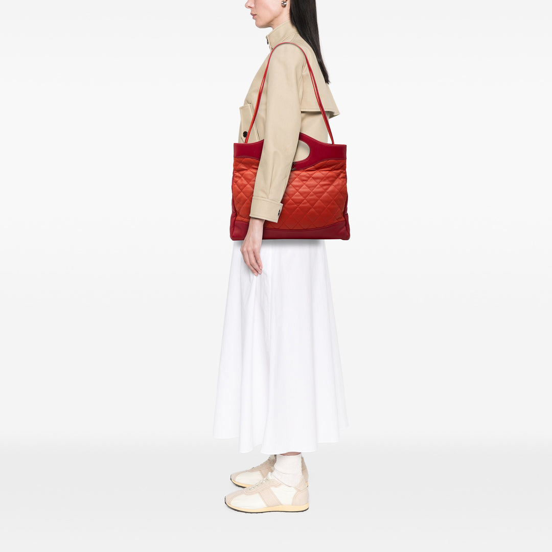 Chanel Large Matelassé Cuir d’agneau 31 Shopping Sac
