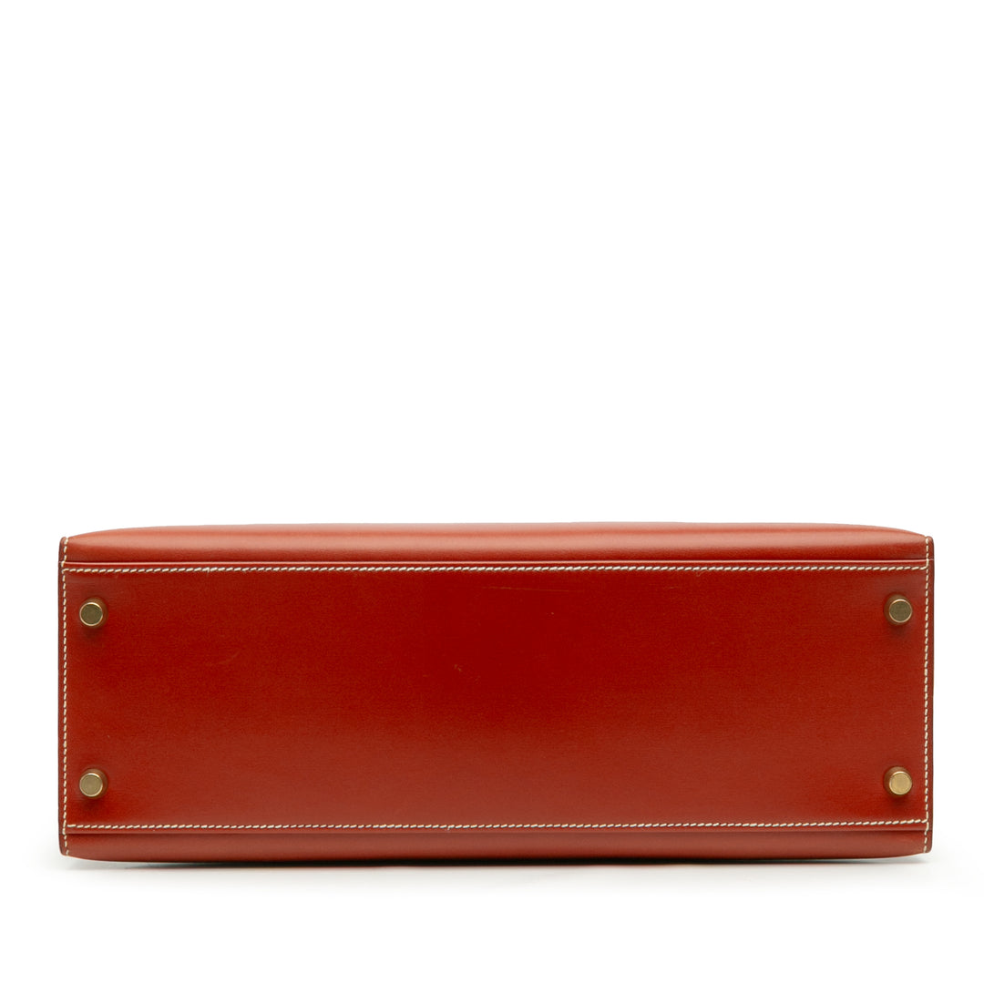 Hermès Boîte Veau Kelly Sellier 32 Rouge