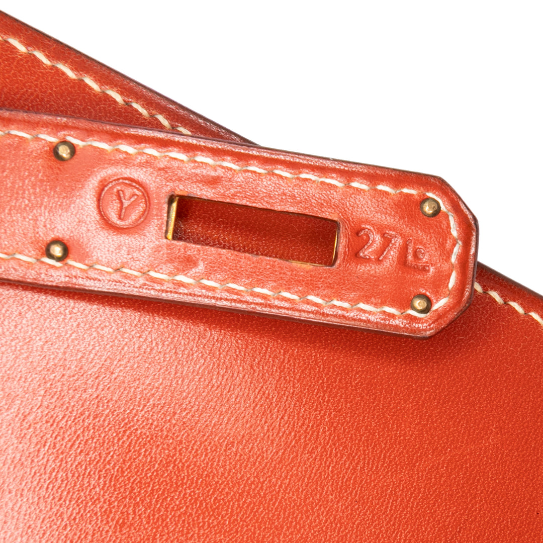 Hermès Boîte Veau Kelly Sellier 32 Rouge