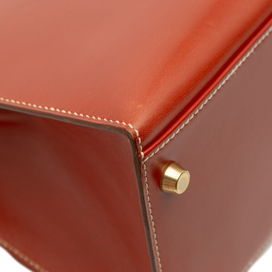 Hermès Boîte Veau Kelly Sellier 32 Rouge