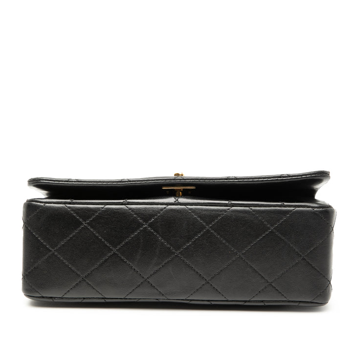 Chanel Mini CC Matelassé Cuir d’agneau Rabat intégral