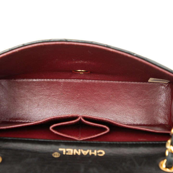 Chanel Mini CC Matelassé Cuir d’agneau Rabat intégral