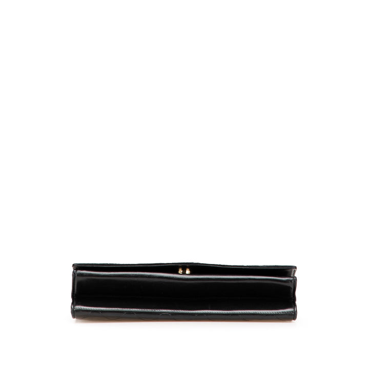 CC Quilted Lambskin Full Flap Black - Gaby Paris
