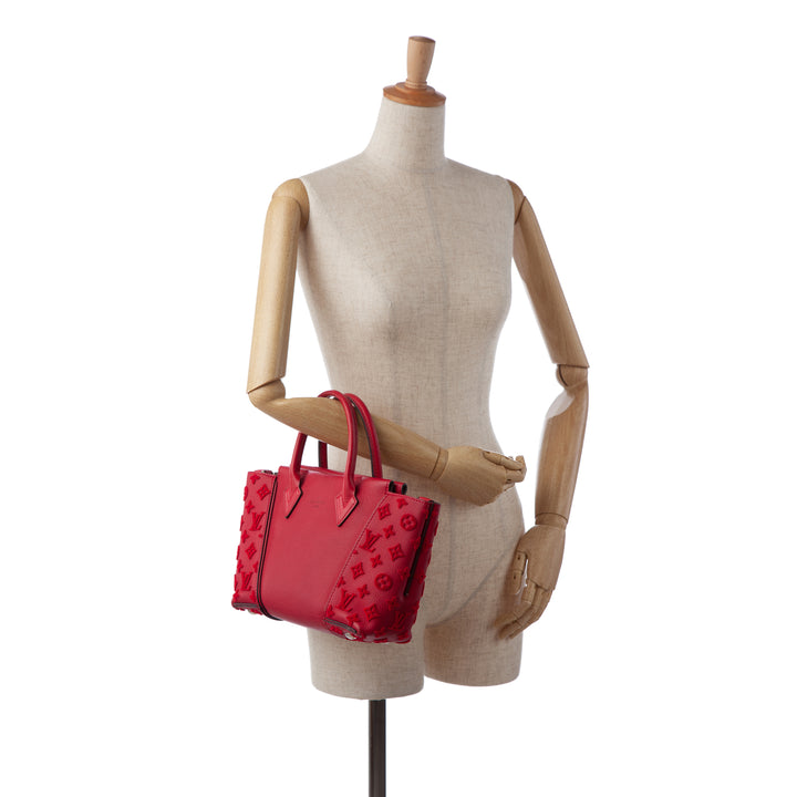 Veau Cachemire W Tote BB Red - Gaby Paris