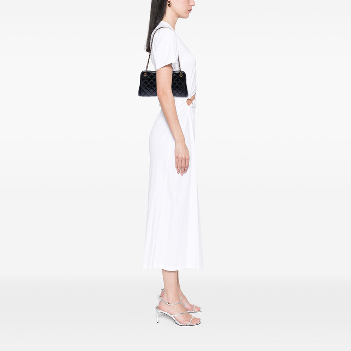 Chanel Matelassé Cuir d’agneau Kiss Lock Sac bandoulière