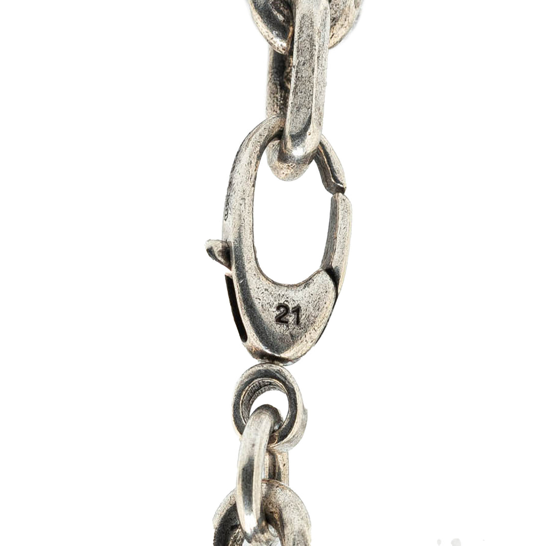 Silver Interlocking G Chain Bracelet Silver - Gaby Paris