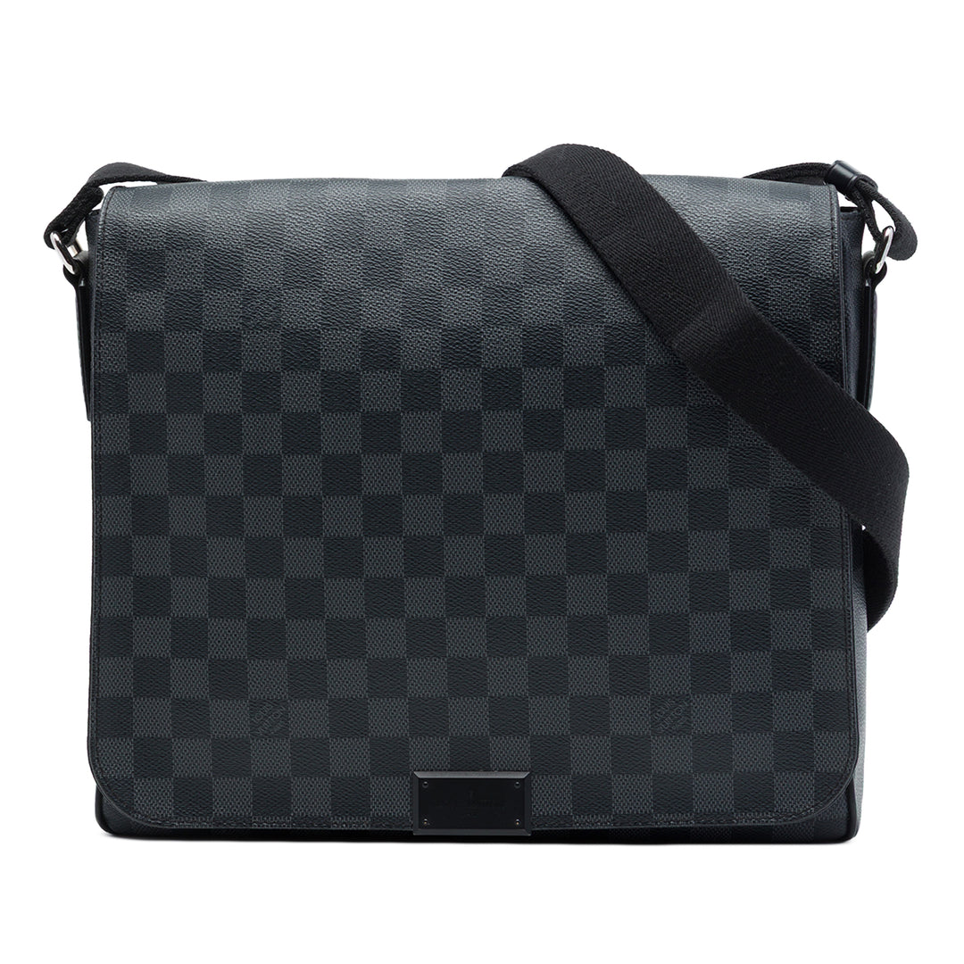 Louis Vuitton District MM Damier Graphite Noir – vue principale – GABY PARIS