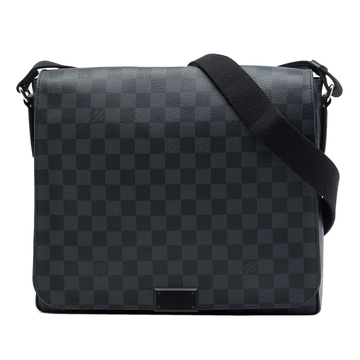 Louis Vuitton District MM Damier Graphite Noir – vue principale – GABY PARIS