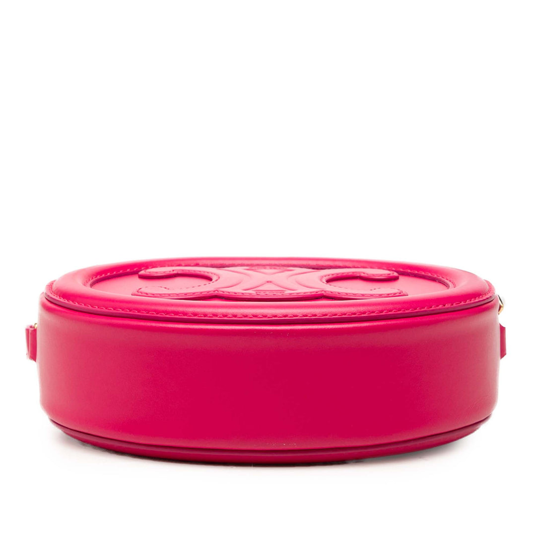Triomphe Ovale Sac Petit Cuir de veau Rose