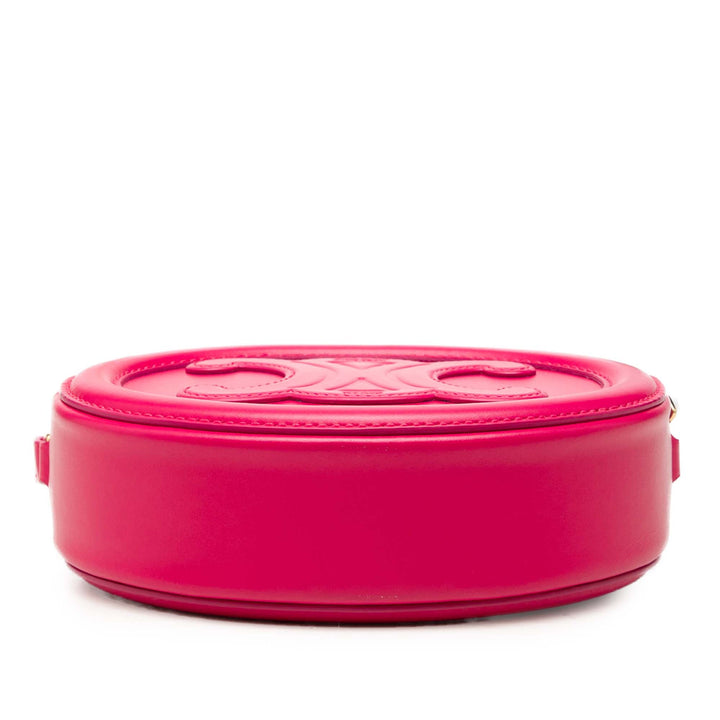 Triomphe Ovale Sac Petit Cuir de veau Rose