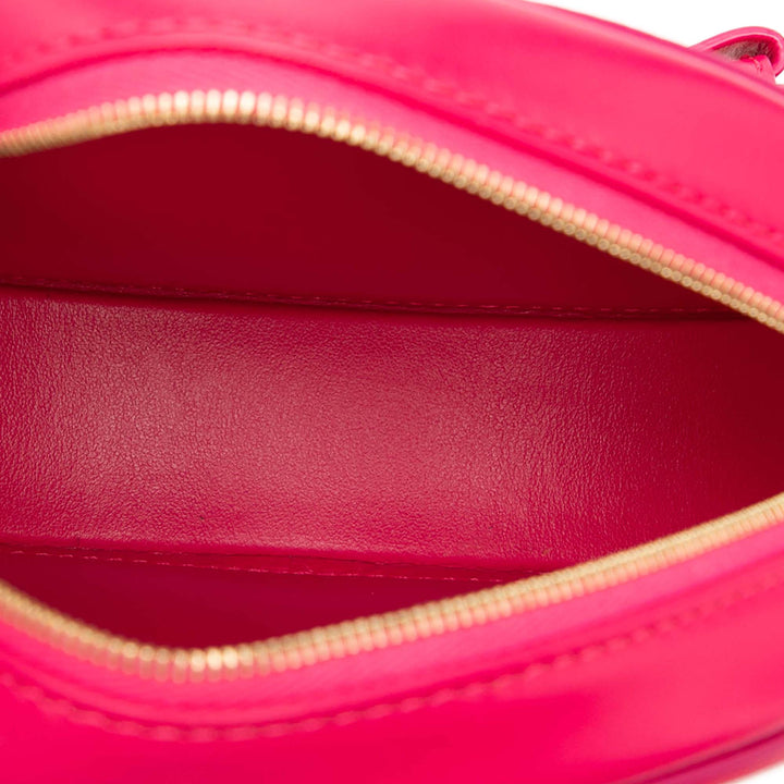 Triomphe Ovale Sac Petit Cuir de veau Rose