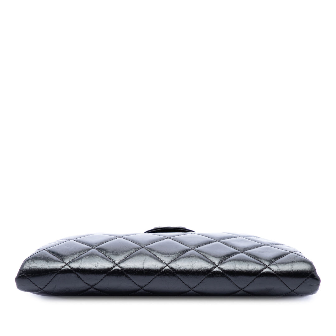 Chanel Matelassé Glacé Coco Pleats Chaîne Pochette Cuir de veau