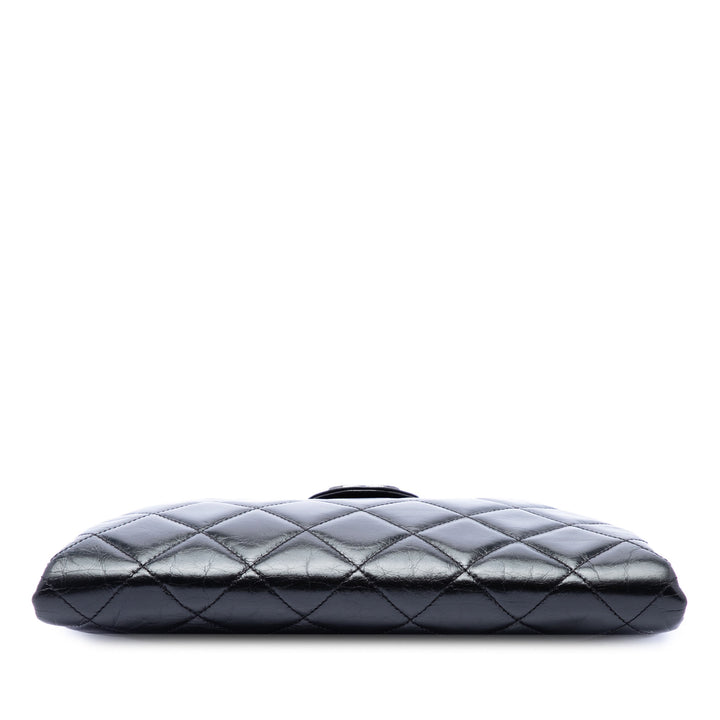 Chanel Matelassé Glacé Coco Pleats Chaîne Pochette Cuir de veau