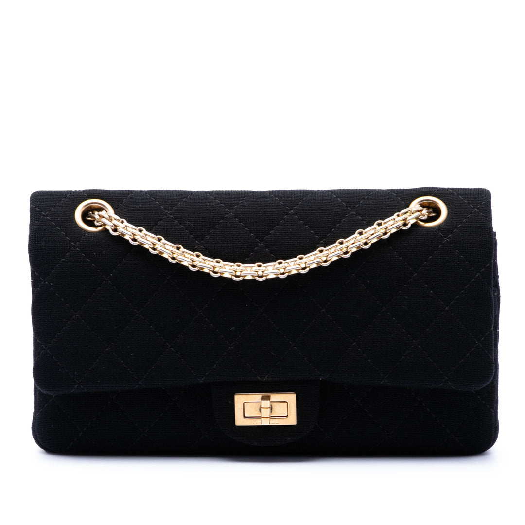 Chanel Matelassé Jersey Reissue 2.55 Double rabat 225
