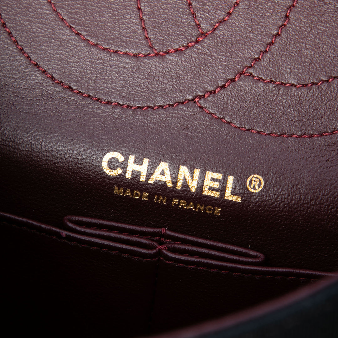 Chanel Matelassé Jersey Reissue 2.55 Double rabat 225