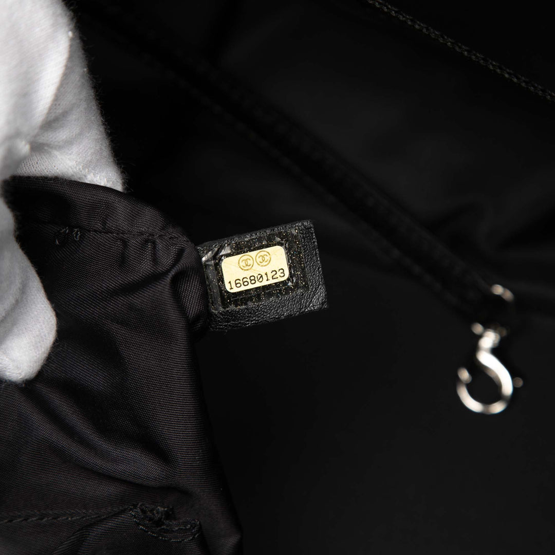 Chanel Medium Matelassé Coated Toile Paris Biarritz Cabas