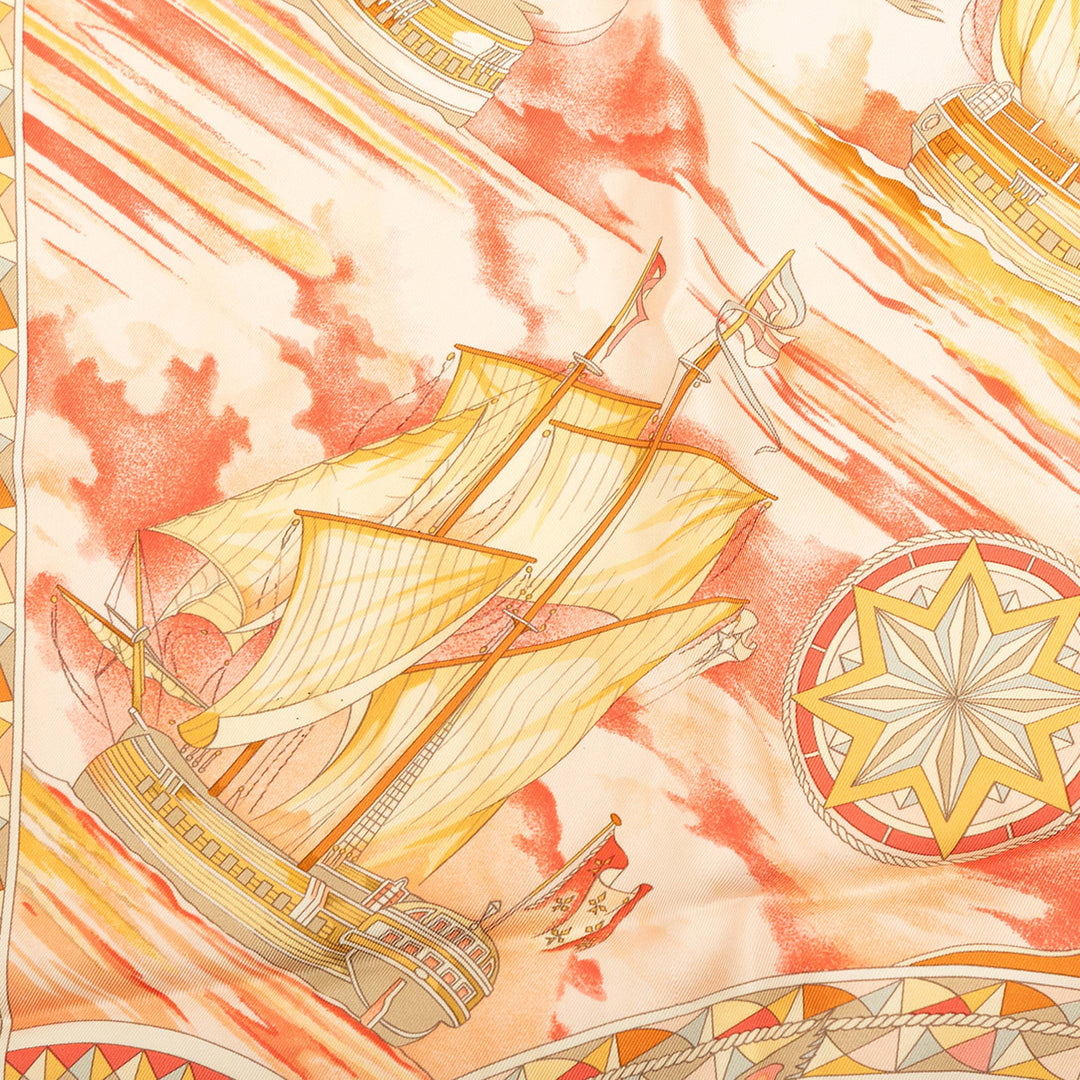 Hermès Fregates Magnifiques Foulard 90 Soie