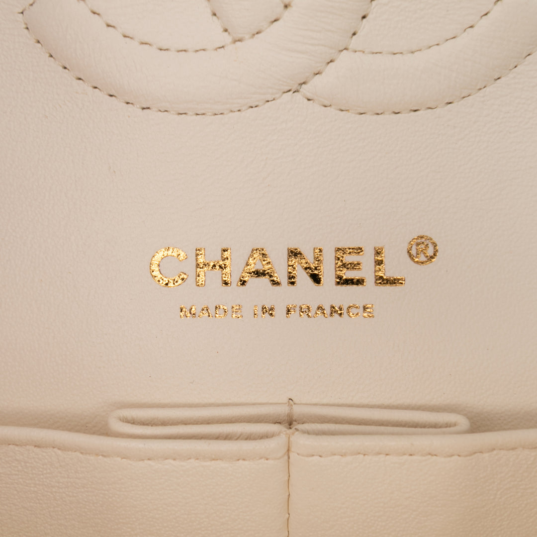 Chanel Medium Classic Tweed Double rabat Multi