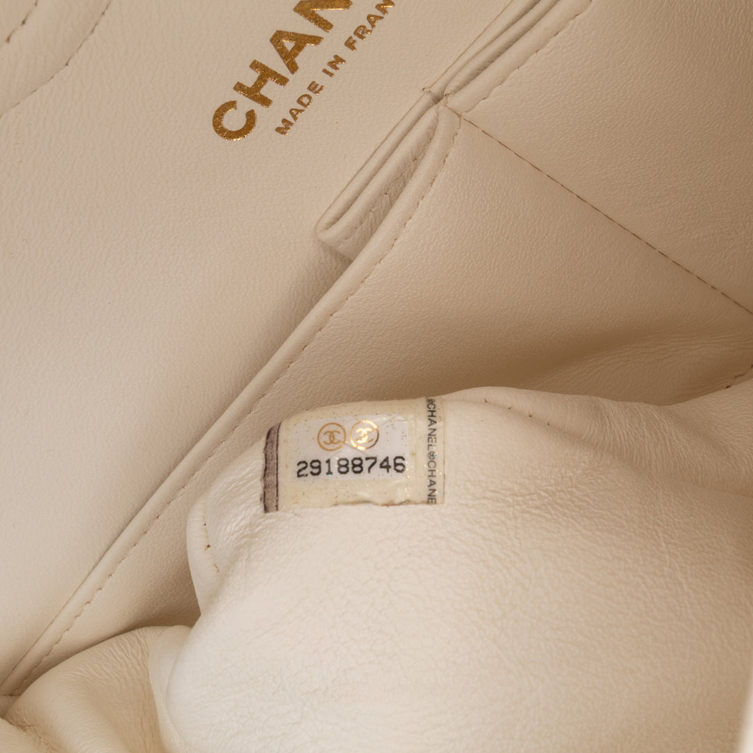 Chanel Medium Classic Tweed Double rabat Multi