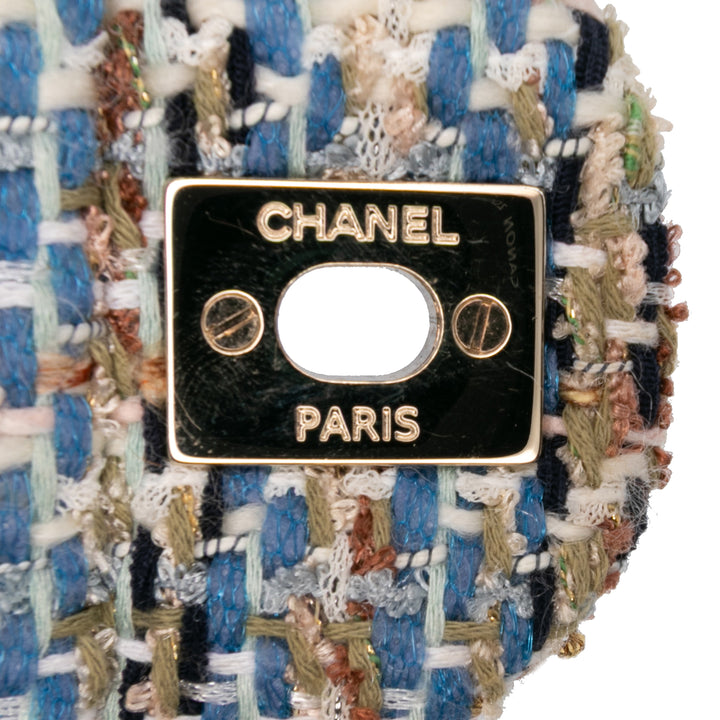 Chanel Medium Classic Tweed Double rabat Multi