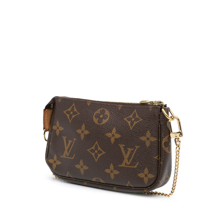 Monogram Mini Pochette Accessoires Brown - Gaby Paris