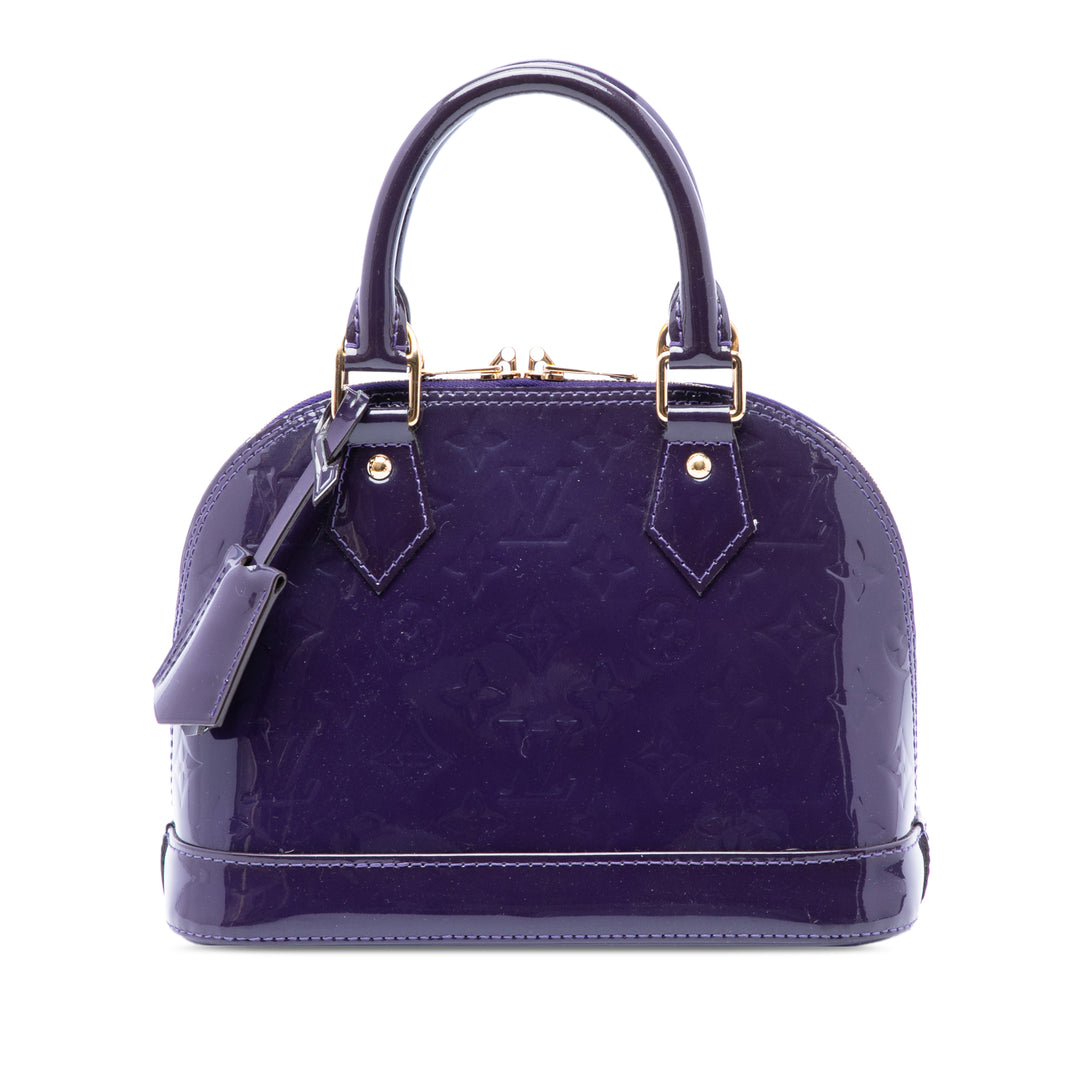 Louis Vuitton Alma BB Cuir verni Monogram Violet