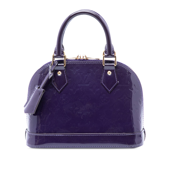 Louis Vuitton Alma BB Cuir verni Monogram Violet
