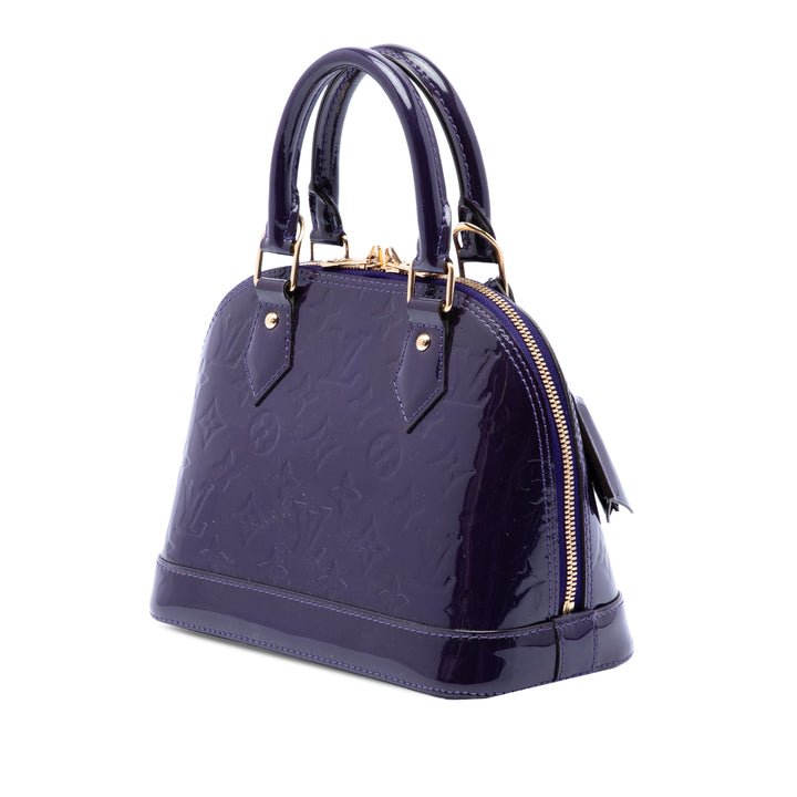 Louis Vuitton Alma BB Cuir verni Monogram Violet