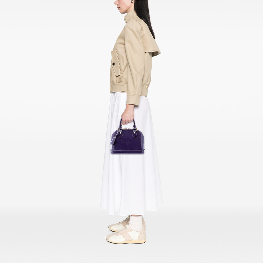 Louis Vuitton Alma BB Cuir verni Monogram Violet