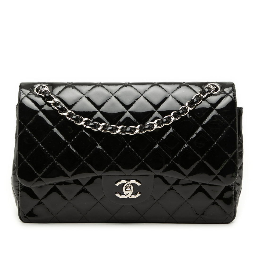 Chanel Classic Double rabat Jumbo Cuir