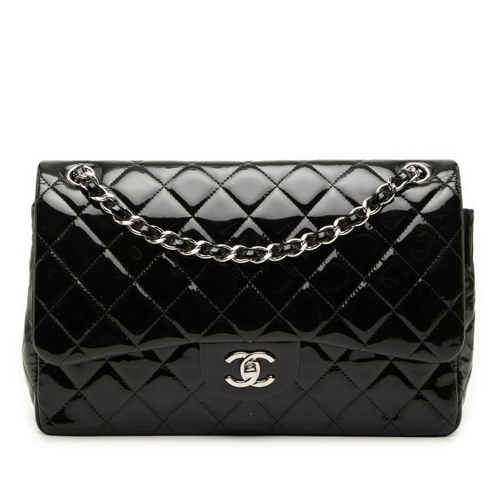 Chanel Classic Double rabat Jumbo Cuir