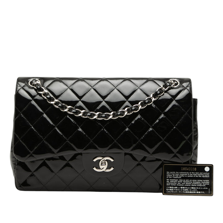 Chanel Classic Double rabat Jumbo Cuir
